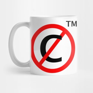 No Copyright (tm) Mug